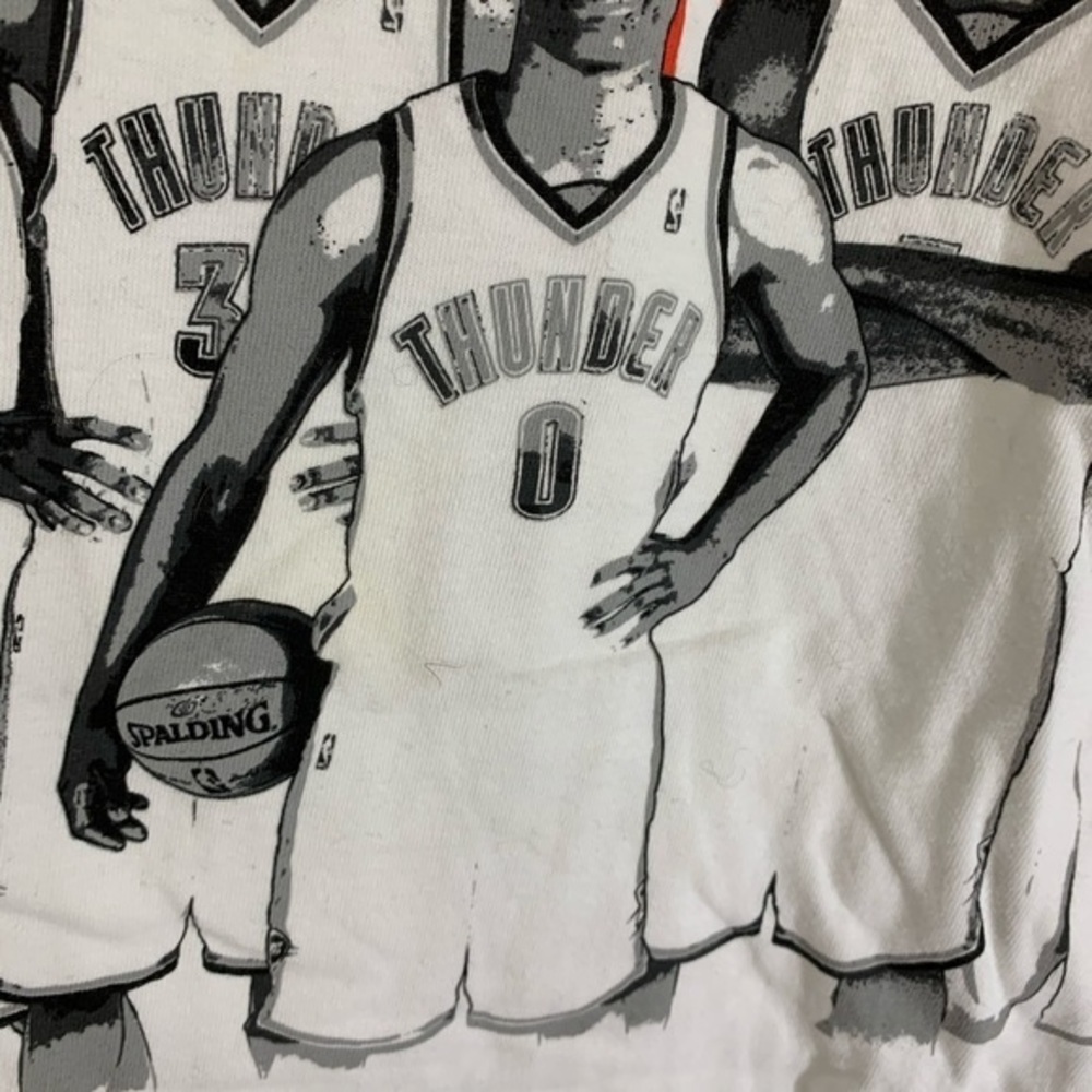 OKC Oklahoma City Thunder NBA 5 T-Shirts Xl/2xl - Picture 8 of 8